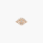 Djula - Eye Bar Single Stud Earring Pink Gold